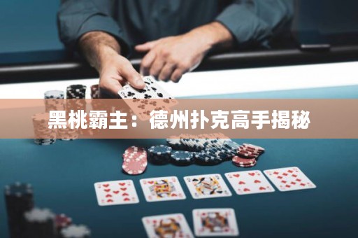 黑桃霸主：德州撲克高手揭秘