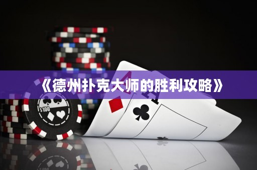 《德州撲克大師的勝利攻略》